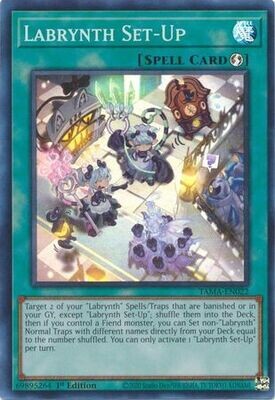 Labrynth Set-Up - TAMA-EN022 - Super Rare 1st Edition
Tactical Masters 1st Edition Singles