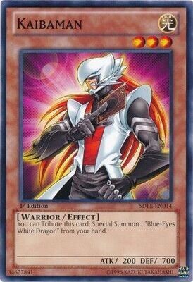 Kaibaman - SDBE-EN014 - Common 1st Edition Saga of Blue-Eyes White Dragon 1st Edition Singles