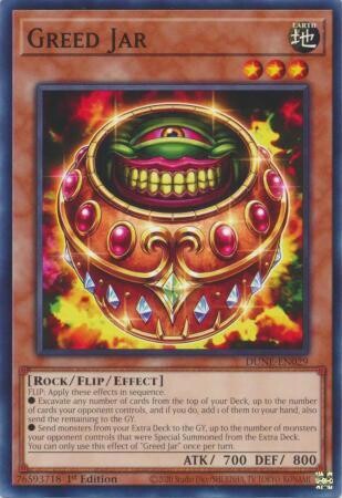 Greed Jar - DUNE-EN029 - Common 1st Edition Duelist Nexus 1st Edition Singles (espanol)
