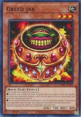 Greed Jar - DUNE-EN029 - Common 1st Edition Duelist Nexus 1st Edition Singles