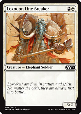 Loxodon Line Breaker 024/280
Magic 2019 (M19) Singles  (Español)