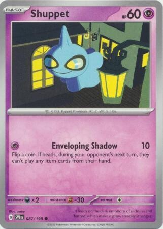 Shuppet - 087/198 - Common Scarlet &amp; Violet (Base Set) Singles