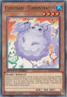 Cloudian \303\242\302\200\302\223 Cirrostratus - SGX3-ENH05 - Common 1st Edition
Speed Duel GX: Duelists of Shadows Singles