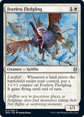 Fearless Fledgling 015/280
Zendikar Rising Singles  (Español)