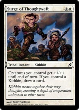 Surge of Thoughtweft
Lorwyn Singles  (Español)