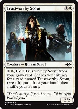 Trustworthy Scout 033/254 Modern Horizons Singles