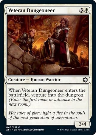 Veteran Dungeoneer 040/281 Adventures in the Forgotten Realms Singles