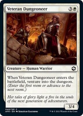 Veteran Dungeoneer 040/281 Adventures in the Forgotten Realms Singles
