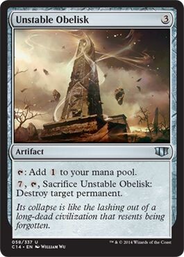 Unstable Obelisk 058/337 - Commander 2014 Singles