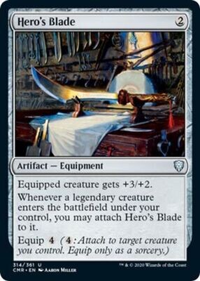 Hero&#39;s Blade 314/361
Commander Legends Singles