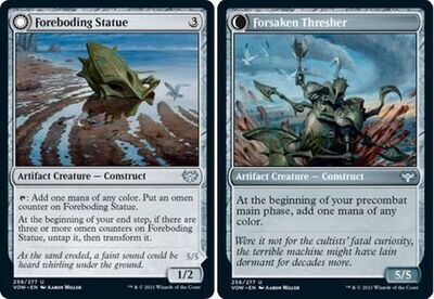 Foreboding Statue | Forsaken Thresher 256/277 Innistrad: Crimson Vow Singles (Español)