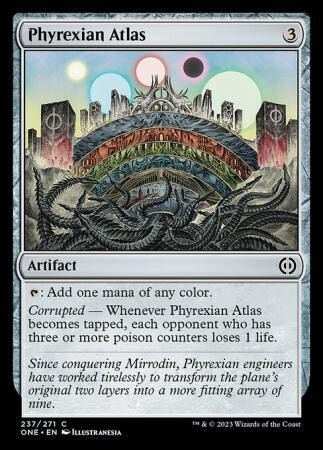 Phyrexian Atlas 237/271 Phyrexia All Will Be One Singles