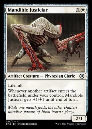 Mandible Justiciar 021/271 Phyrexia All Will Be One Singles