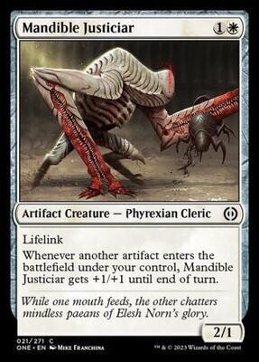 Mandible Justiciar 021/271 Phyrexia All Will Be One Singles