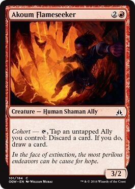 Akoum Flameseeker 101/184 Oath of the Gatewatch Singles  (Español)