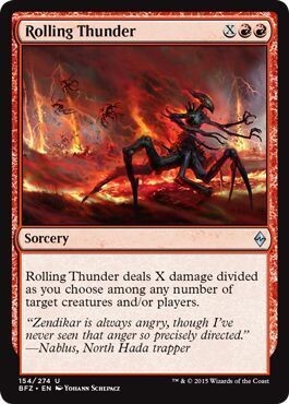 Rolling Thunder 154/274 Battle for Zendikar Singles