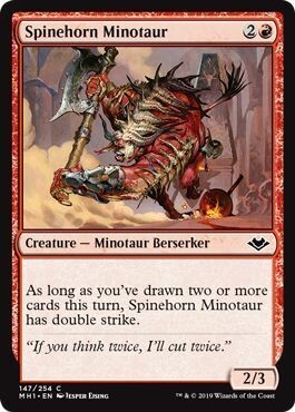 Spinehorn Minotaur 147/254 Modern Horizons Singles (espanol)