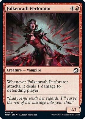 Falkenrath Perforator 136/277 Innistrad: Midnight Hunt Singles