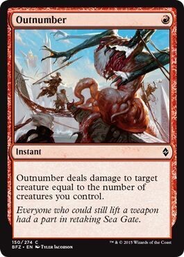 Outnumber 150/274 - Battle for Zendikar Singles