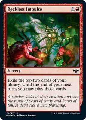 Reckless Impulse 174/277
Innistrad: Crimson Vow Singles  (Español)