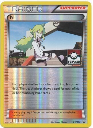 N - BW100 - Holo League Promo
Pokemon Championship/League/Organized Play Promos