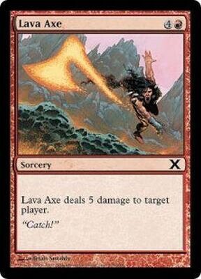 Lava Axe 215/383 - MTG 10th Edition Singles (Español)
