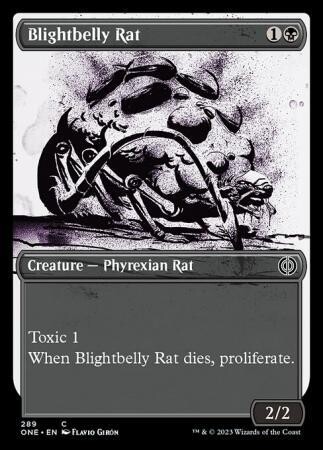 Blightbelly Rat 289 Showcase Ichor
Phyrexia All Will Be One Collector Booster Singles