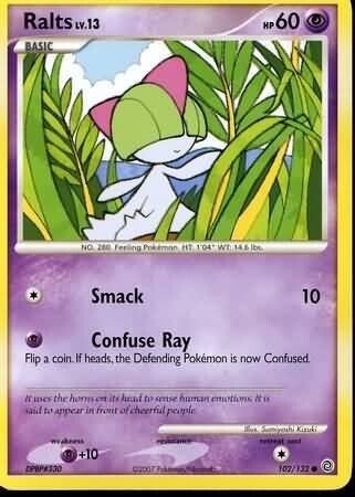 Ralts - 102/132 - Common Diamond &amp; Pearl: Secret Wonders Singles