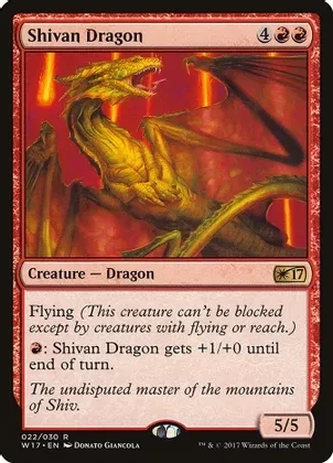 Shivan Dragon - Welcome Deck 2017 (W17)
Welcome Deck 2017 *Espanol*