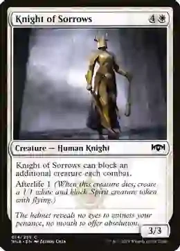 Knight of Sorrows - Ravnica Allegiance (RNA)
Ravnica Allegiance *Espanol*