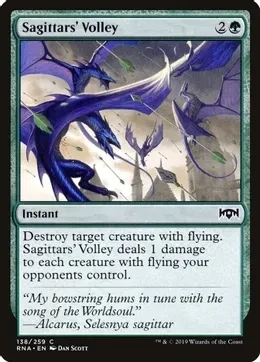 Sagittars&#39; Volley - Ravnica Allegiance (RNA)
Ravnica Allegiance *Espanol*