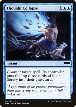 Thought Collapse 057/259 - Ravnica Allegiance (RNA) (Español)