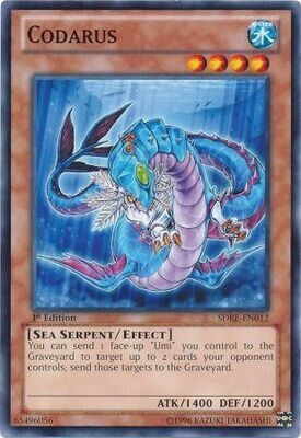 Codarus - SDRE-EN012 - Common 1st Edition Structure Deck: Realm of the Sea Emperor 1st Edition Singles