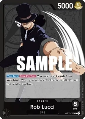 Rob Lucci (076) - Pillars of Strength (OP03) Pillars of Strength