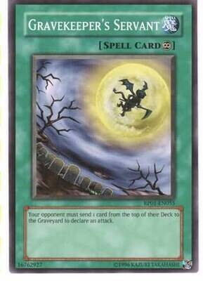 Gravekeeper&#39;s Servant - RP01-EN055 - Common Unlimited Retro Pack 1 RP01