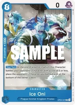 Ice Oni - Kingdoms of Intrigue (OP04) Kingdoms of Intrigue