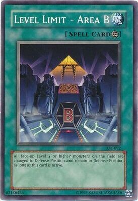Level Limit - Area B - AST-092 - Common Unlimited
Ancient Sanctuary [AST] Unlimited Singles