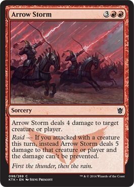 Arrow Storm 098/269
Khans of Tarkir Singles(Español)