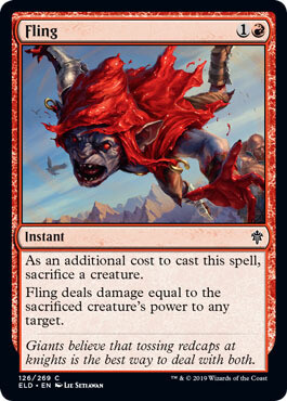 Fling 126/269 Throne of Eldraine Singles