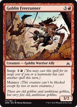 Goblin Freerunner 111/184 Oath of the Gatewatch Singles   (Español)