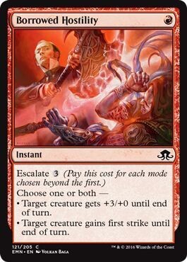Borrowed Hostility 121/205 - Eldritch Moon Singles