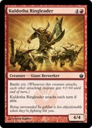 Kuldotha Ringleader
Mirrodin Besieged Singles   (Español)