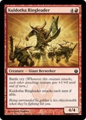 Kuldotha Ringleader
Mirrodin Besieged Singles   (Español)