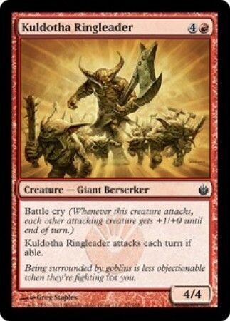 Kuldotha Ringleader
Mirrodin Besieged Singles