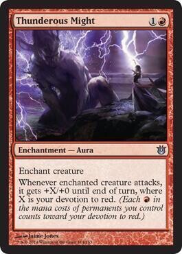Thunderous Might 114/165 - Born of the Gods Singles