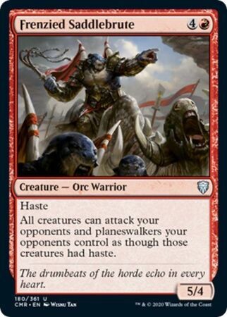 Frenzied Saddlebrute 180/361
Commander Legends Singles  (Español)