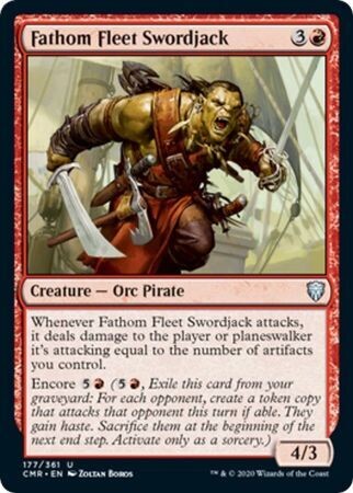 Fathom Fleet Swordjack 177/361 Commander Legends Singles