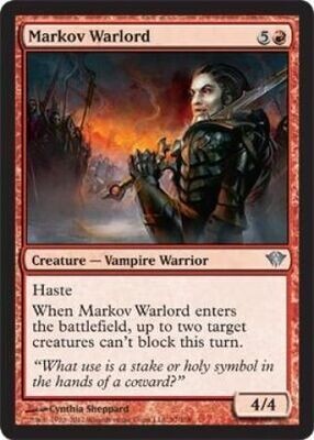 Markov Warlord Dark Ascension Singles   (Español)