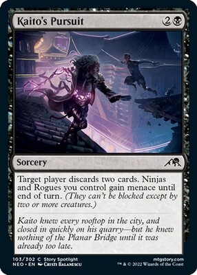 Kaito&#39;s Pursuit 103/302
Kamigawa Neon Dynasty Singles   (Español)