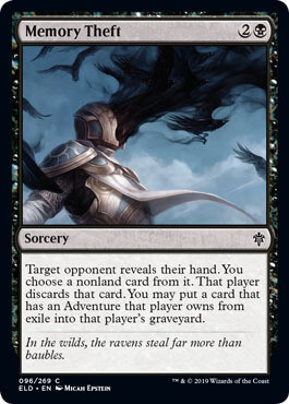 Memory Theft 096/269 - Throne of Eldraine Singles (Español)